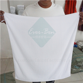 China Bulk Custom compressed cotton towel supplier White turkish cotton luxury bath sheet Producer